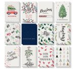 Christmas postcard set 'Colourful Christmas'