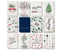 Set de cartes postales de Noël 'Colourful Chrismas'