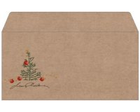 Enveloppe de Noël 'Christmas with apples', long