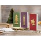 Set de cartes de Noël 'Cut-out style', long (2/3 A4),