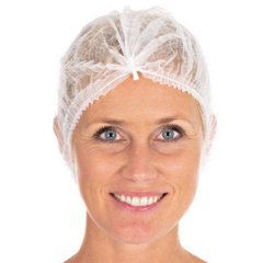 Haarnetje vastklembaar PP Light, wit