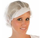 HYGOSTAR Charlotte de protection LIGHT avec visière, blanc