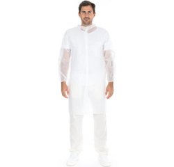 Blouse visiteur avec fermeture autoagrippante, L