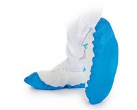 Surchaussure PP 'HYGOMAT' avec semelle PE-C, blanc/