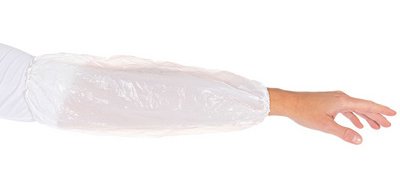 Protège-manches PE LIGHT, blanc