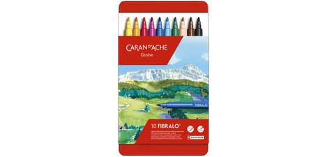 Feutre FIBRALO, boîte métal de 10