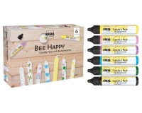 Candle Pen 'Bee Happy', set de 6