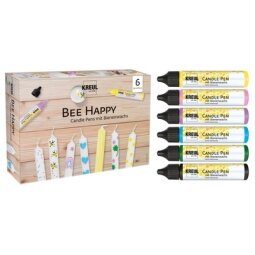 Candle Pen 'Bee Happy', set de 6