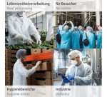 Blouse visiteur Light avec boutons pression, blanc,