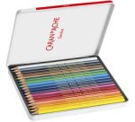 Crayons de couleur SWISSCOLOR, étui métal de 18