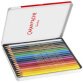 Crayons de couleur Swisscolor, étui métal de 18