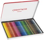 Crayons de couleur SWISSCOLOR, étui métal de 30