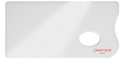 Palette Aquarelle, en Plexiglas, blanc