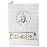 Carte de Noël 'Blanc sapin'