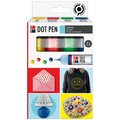 Peinture point à point Dot Pen, 4 x 25 ml, assorti