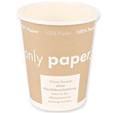 Gobelet pour café en papier dur 'Only Paper'