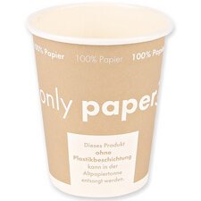 Paper cup for coffee 'Only Paper' 10 cl