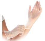 Gant vinyle IDEAL FIT, M, transparent - Boîte de 100 gants