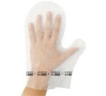 Gant hygiénique moufle, en coex, transparent