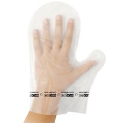 Gant hygiénique moufle, en coex, transparent