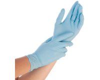 Gant nitrile EXTRA SAFE, L, sans poudre, bleu - Boîte de 100 gants