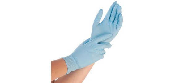 Gant nitrile EXTRA SAFE, L, sans poudre - Boîte de 100 gants