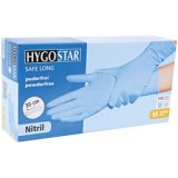 Gant nitrile SAFE LONG, L, sans poudre, noir - Boîte de 100 gants
