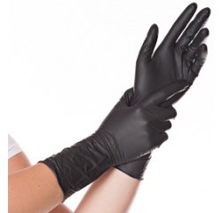 Gant nitrile "Extra Long" sans poudre - Boîte de 100 gants