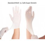 Gant en nitrile SAFE SUPER STRETCH, M - Boîte de 100 gants