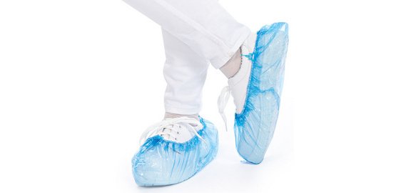 Overshoe PE 'HYGOMAT', blue