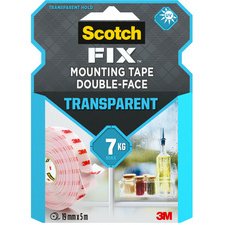 Ruban adhésif Scotch double face extra fort - Largeur 19 mm x longueur 5 m