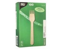 Fourchette en bois 'pure', cirée, longueur: 160 mm