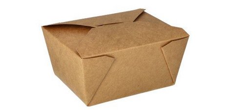 lunch box made of "pure" cardboard