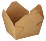 Boîte repas 'pure', 1500 ml, brun