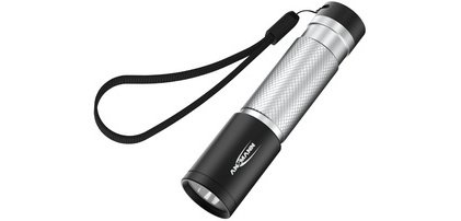 LED Flashlight, Daily Use 70B, silver/black