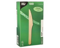 Houten mes 'Pure' gewaxt lengte 165 mm