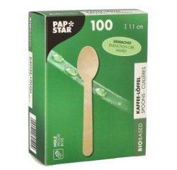 Cuiller à café en bois 'pure', cirée