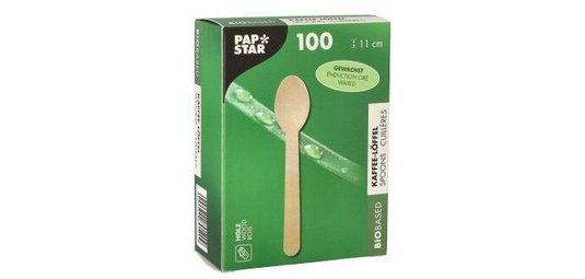 Cuiller à café en bois 'pure', cirée