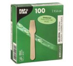 Cuiller à glace en bois 'pure', cirée