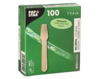 Cuiller à glace en bois 'pure', cirée