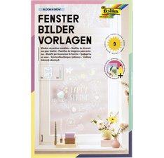 Modèles de décoration pour fenêtres 'BLOOM & GROW'