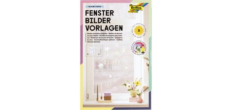 Modèles de décoration pour fenêtres 'BLOOM & GROW'