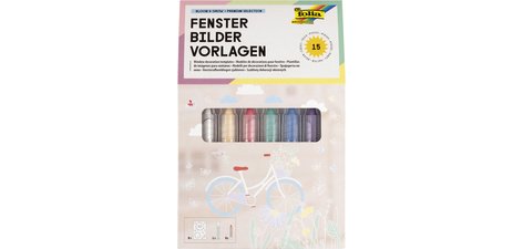Modèles de décoration pour fenêtres 'BLOOM & GROW'
