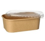 Barquette d'emballage 'pure', 1000 ml, brun