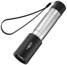 Lampe de poche LED, Daily Use 300B, argent/noir