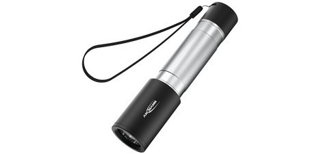 Lampe de poche LED, Daily Use 300B, argent/noir