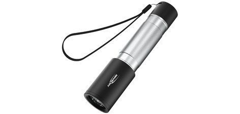 Lampe de poche LED, Daily Use 300B, argent/noir