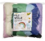 Laine feutrée 'RAINBOW', 350 g, assortie