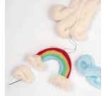Laine feutrée 'RAINBOW', 350 g, assortie