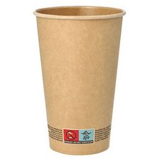 Gobelet en carton 'pure', 0,4 l, brun